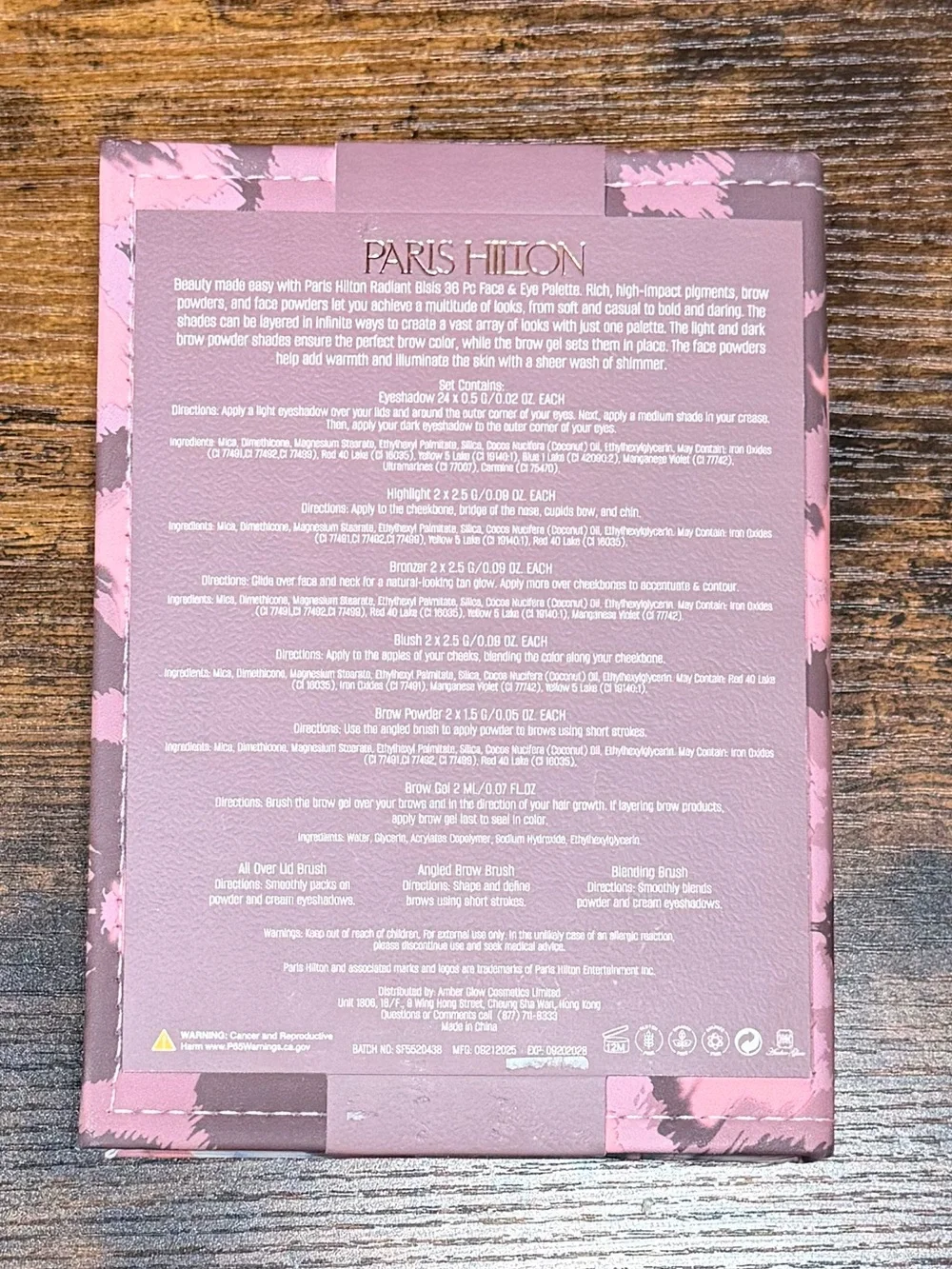Paris Hilton RADIANT BLISS Book Palette with Mirror
